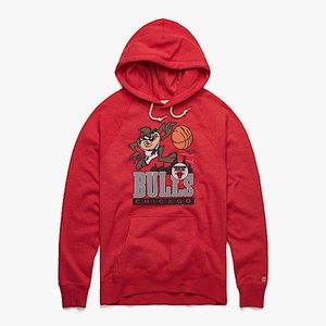 NWT Space Jam x Chicago Bulls Hoodie by UO x Homage - Looney Tunes Taz 90s Y2K